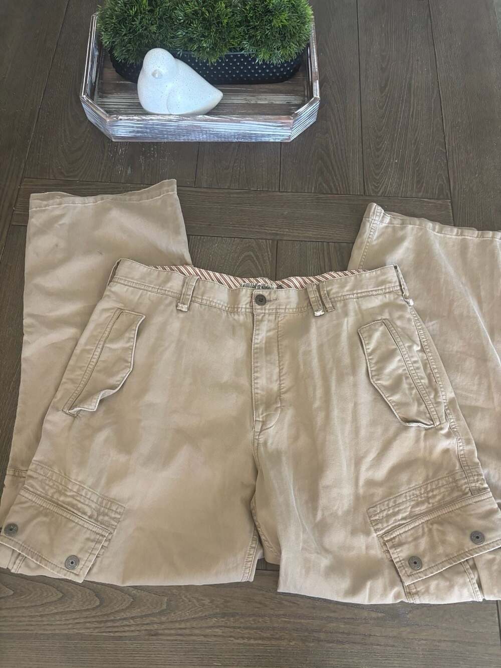 Old Navy Vintage Cargo Pants Tan Size 36x32
